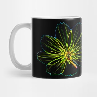 strange flower light Mug